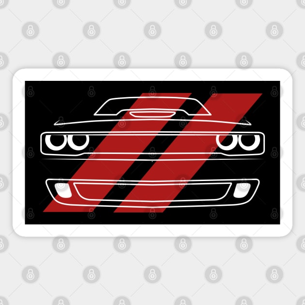 DODGE CHALLENGER Magnet by HSDESIGNS